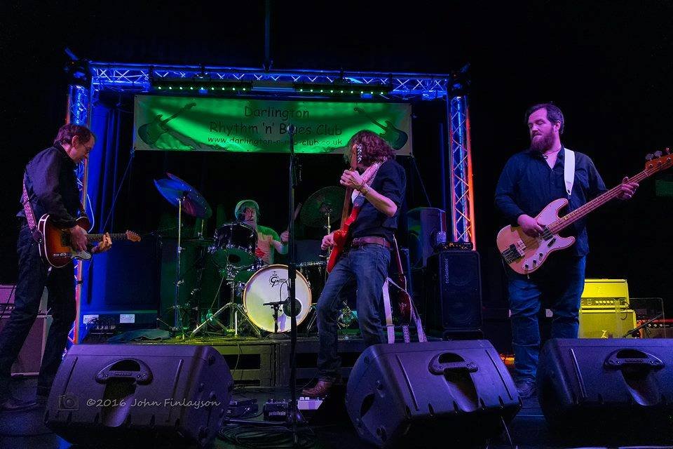 Joel Fisk & The Breakdown onstage at Darlington Rhythm & Blues Club, 2016. Photo by John Finlayson